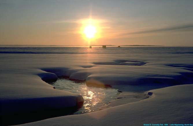 Sunset on Lake Nippissing, North Bay, Ontario