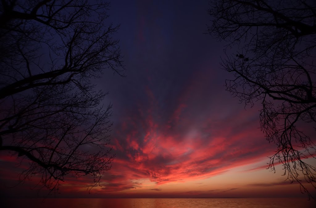 Lake Nipissing November sunset