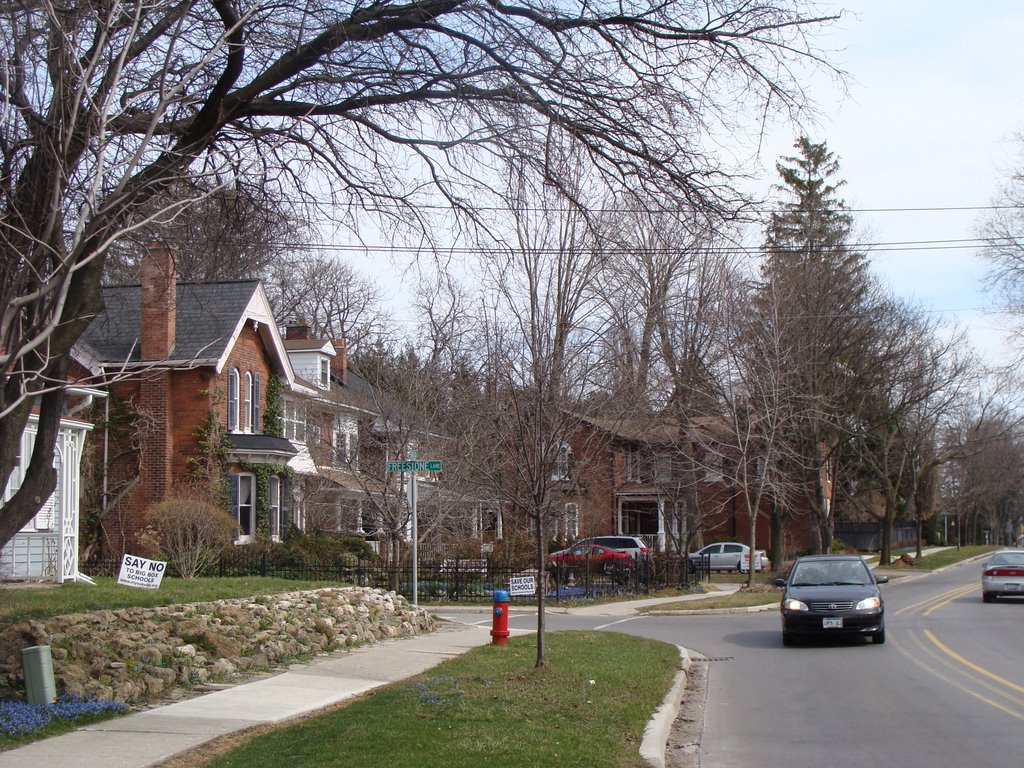 looking south