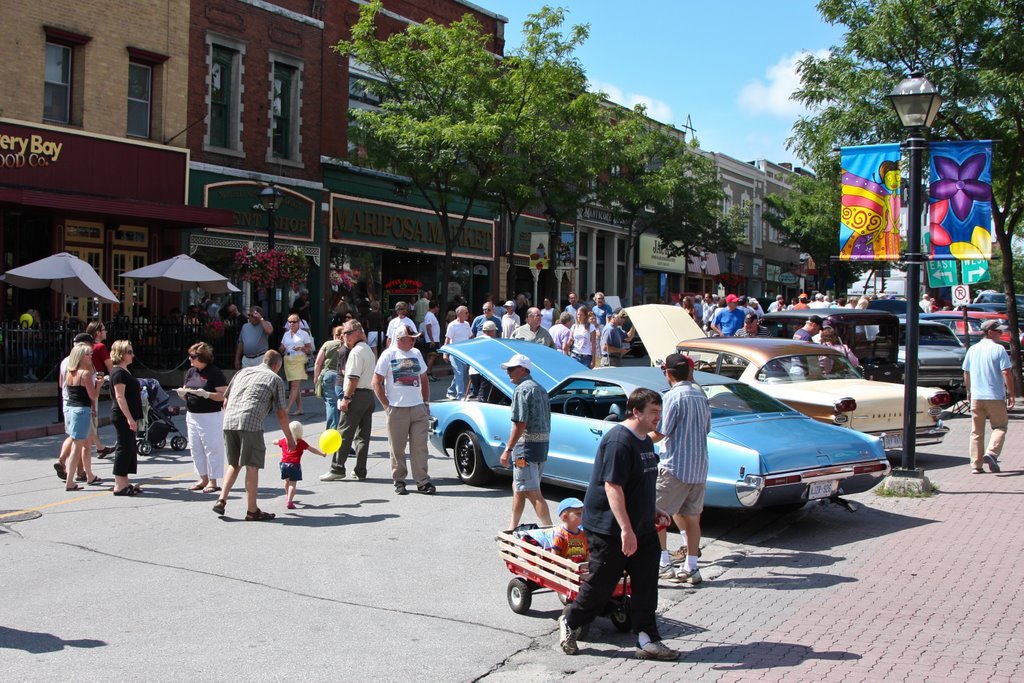 Downtown Orillia and Car Show