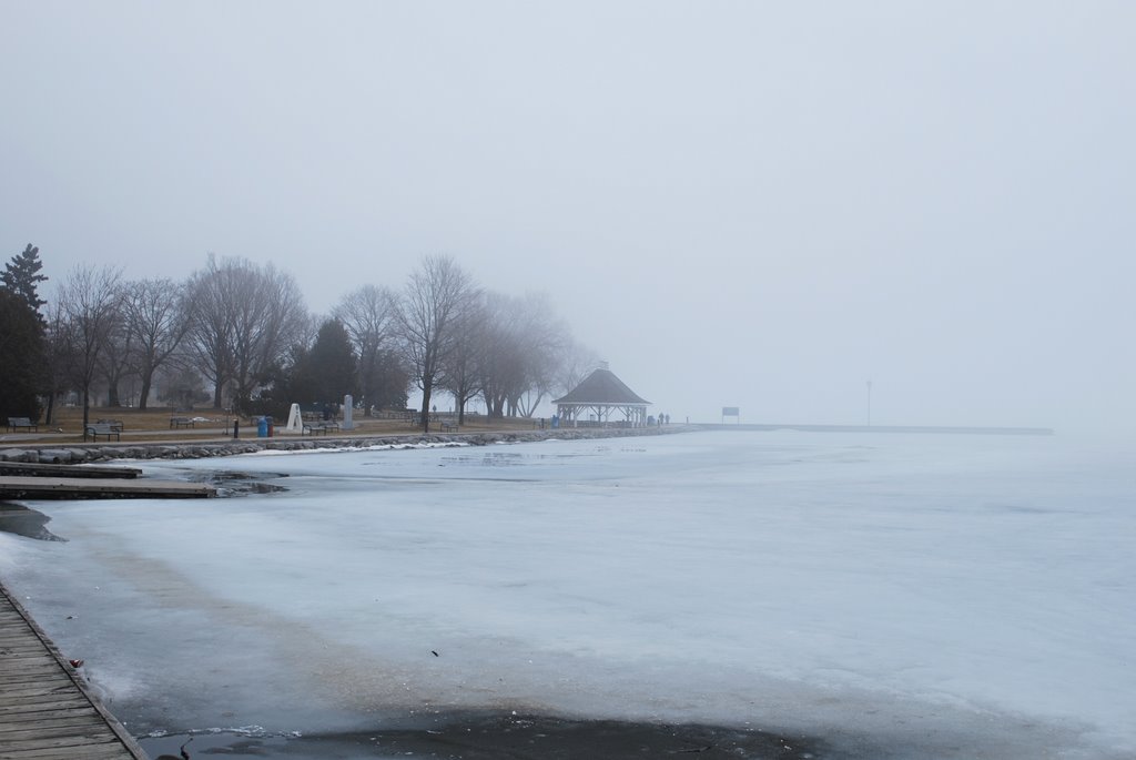 Orillia Beach in March