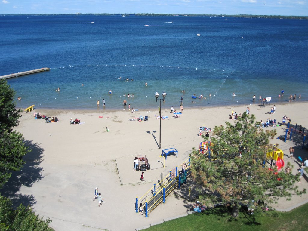 Couchiching Beach from ferris wheel