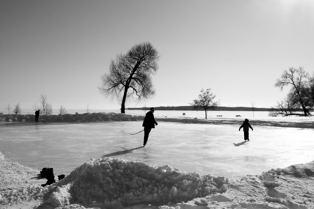 Outdoor Ice Rink,Kitchen Park Orillia Ont