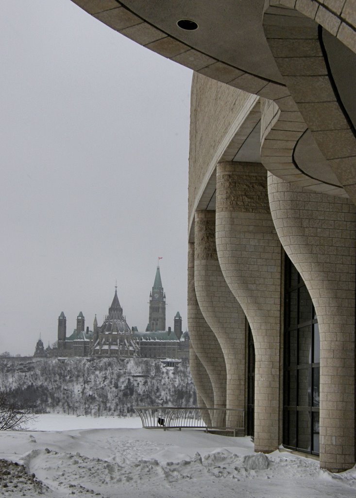 Public buildings: a contrast in styles