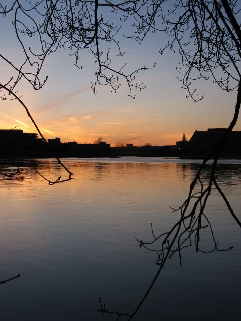 Rideau river sunset - March 2007