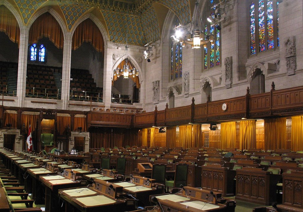 The Parliament. The House of Commons Chamber / Ottawa, Canada