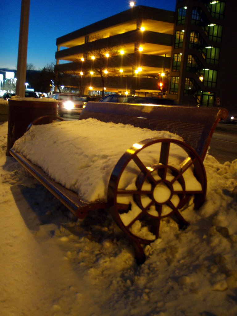 Snowy Bench