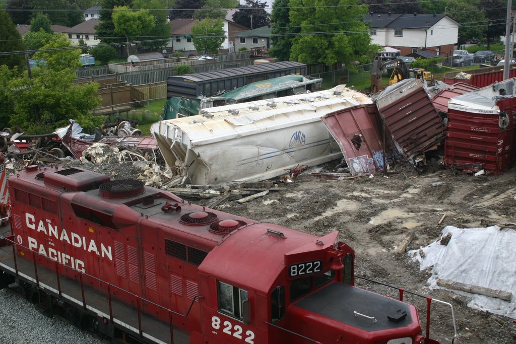 Oshawa Train Derailment