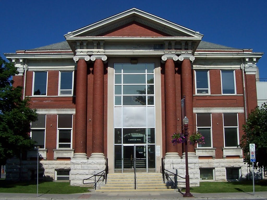 PETERBOROUGH - former Carnegie Library (now wing of city hall) built 1911