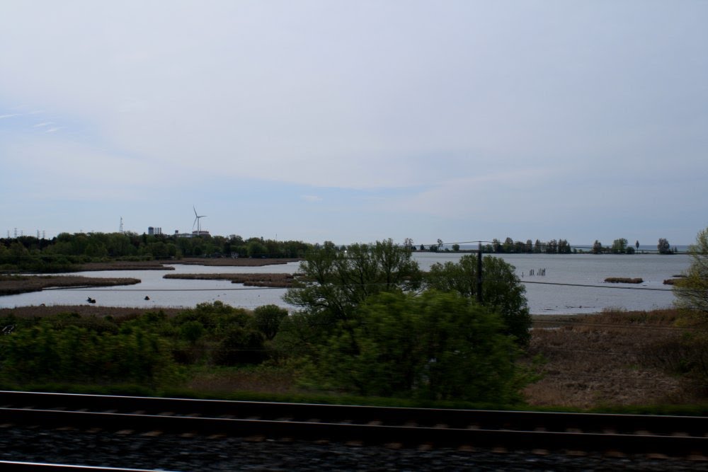Frenchmans Bay view from the train