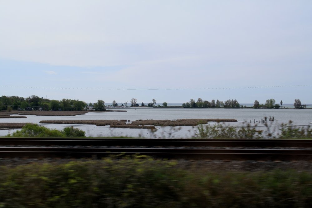 Frenchmans Bay from the train