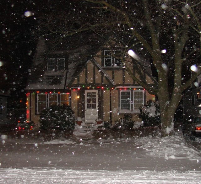 17 Rebecca St. on a snowy evening