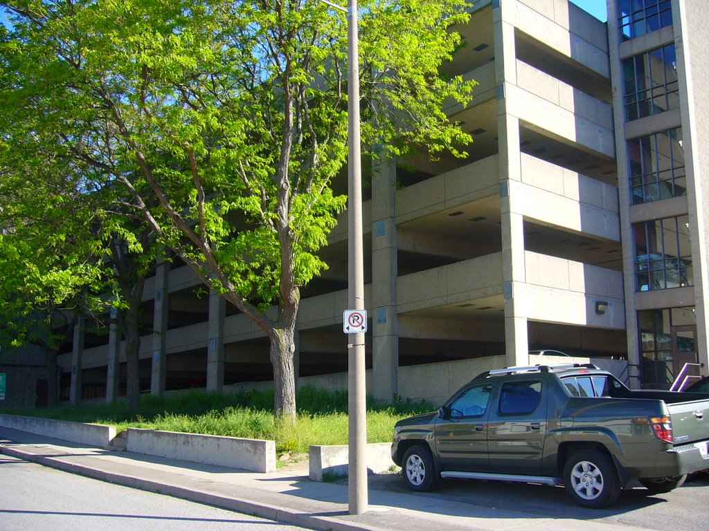 Parking garage across from the gym (The Knoll), downtown St. Catharines