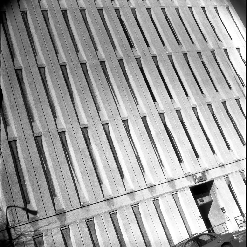 Bell Telephone building Downtown St. Catharines taken with Meopta Flexarette VII