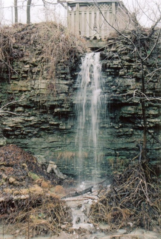 Tallman West Falls (also called Shed Falls) in Hamilton Canada