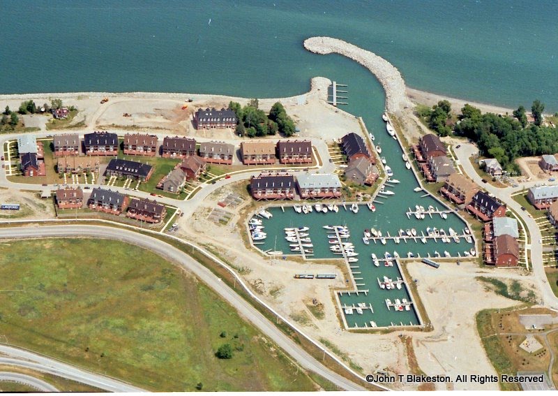 Aerial marina