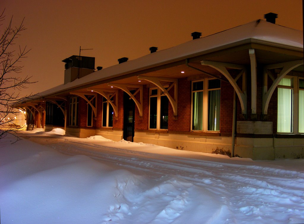 Once a Train Now a Bus Terminal