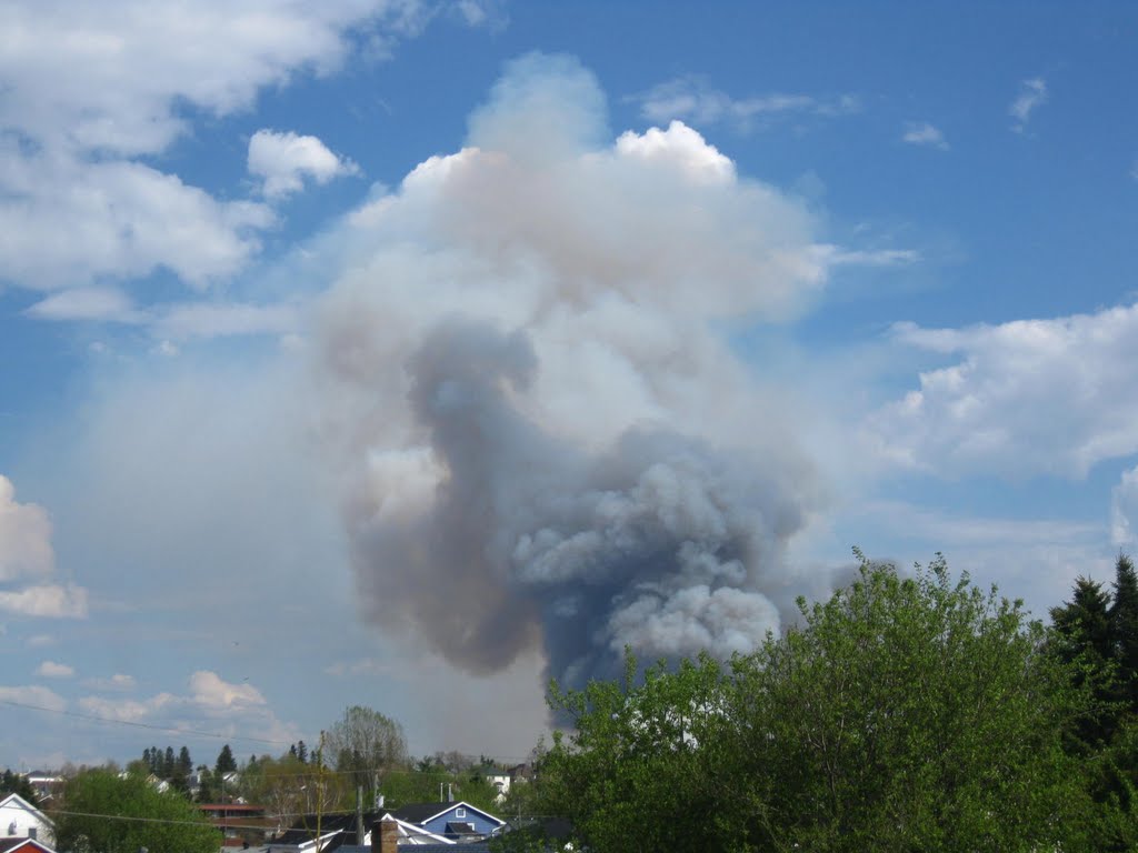 Fire in Schumacher, May 2010