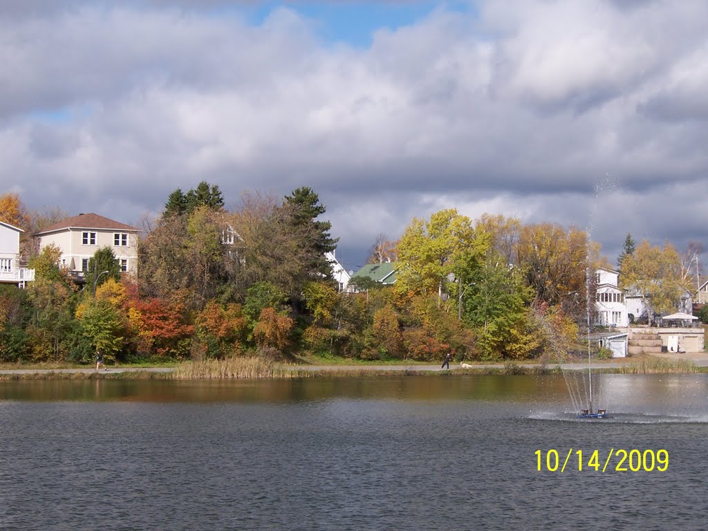 Gillies Lake Fountain, Timmins Ontario