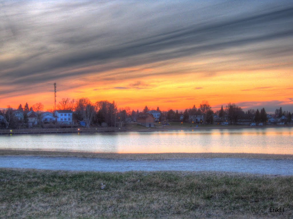 Gillies Lake Sunset from Hill