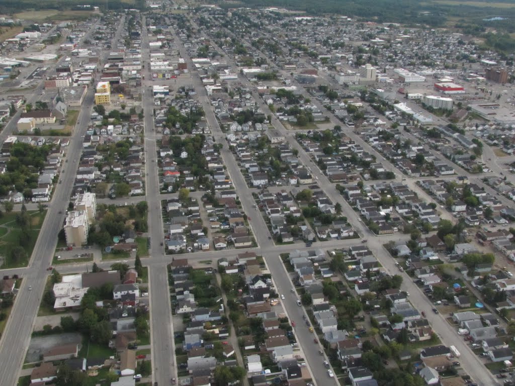 Timmins from the air
