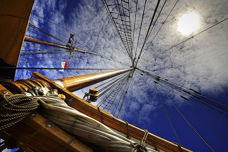 Bluenose Mast at Toronto Boatshow 2008