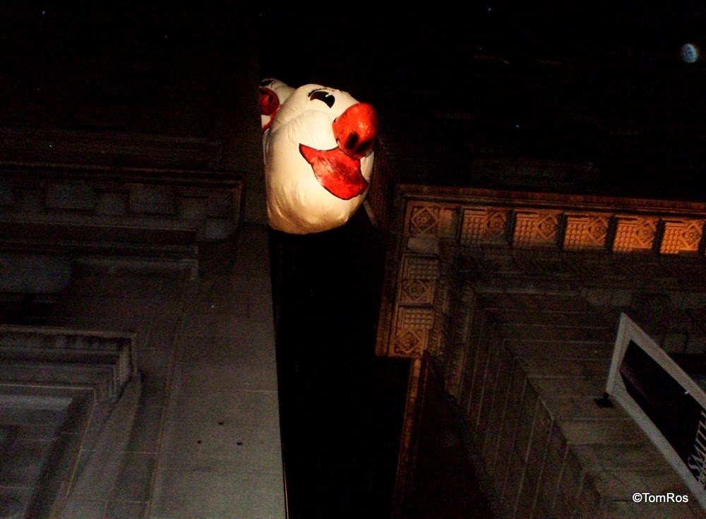 Yonge street, Clown  from Nuit Blanche