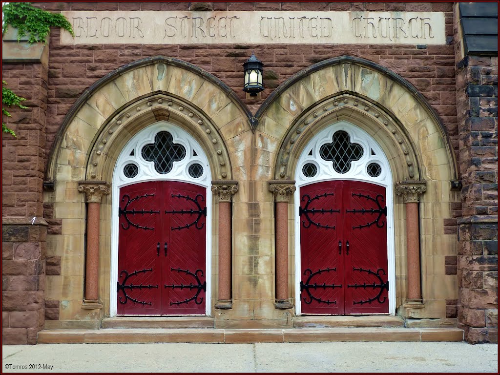 Bloor Street United Church - 1887, Separate entrance for Rich and Poor, Saints and Sinners or for Men and Women