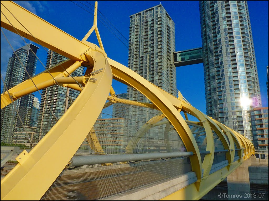 Puente De Luz,  $8 million pedestrian bridge, December 2012. Parade Condominiums - architects: Kohn Pedersen Fox Associates