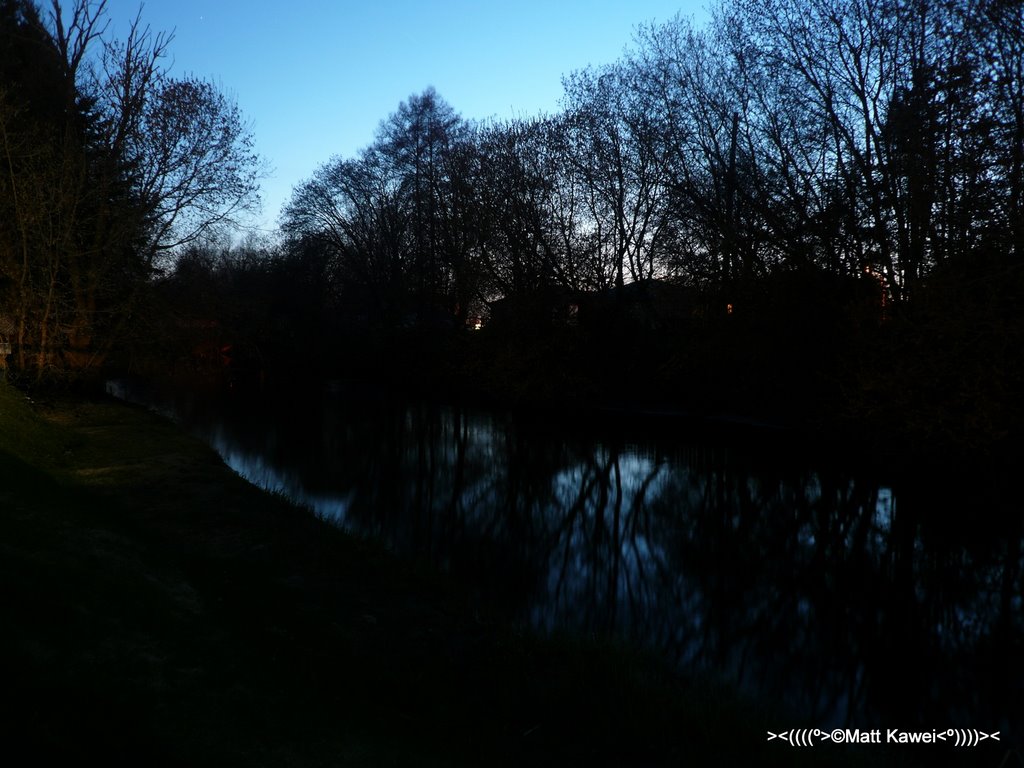Nightfall over Neebing River