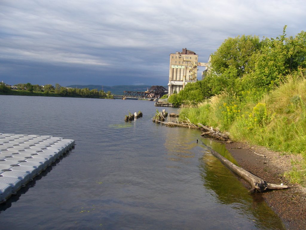 Kam river  rowing club floating dock