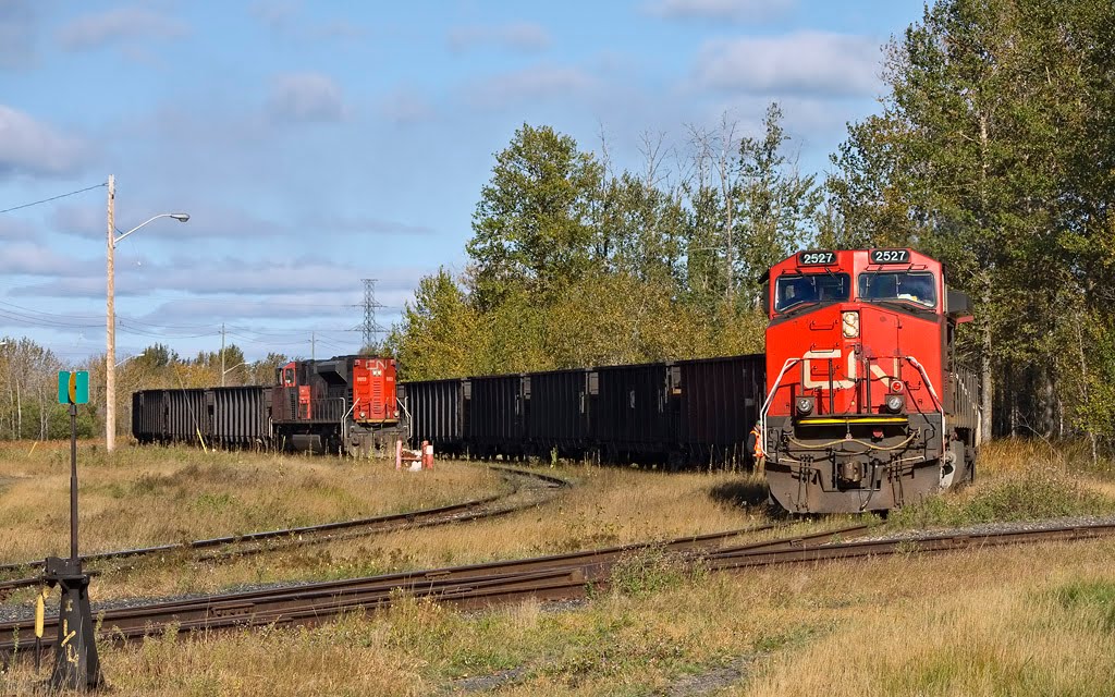 Operations at the coal dock in Thunder Bay.