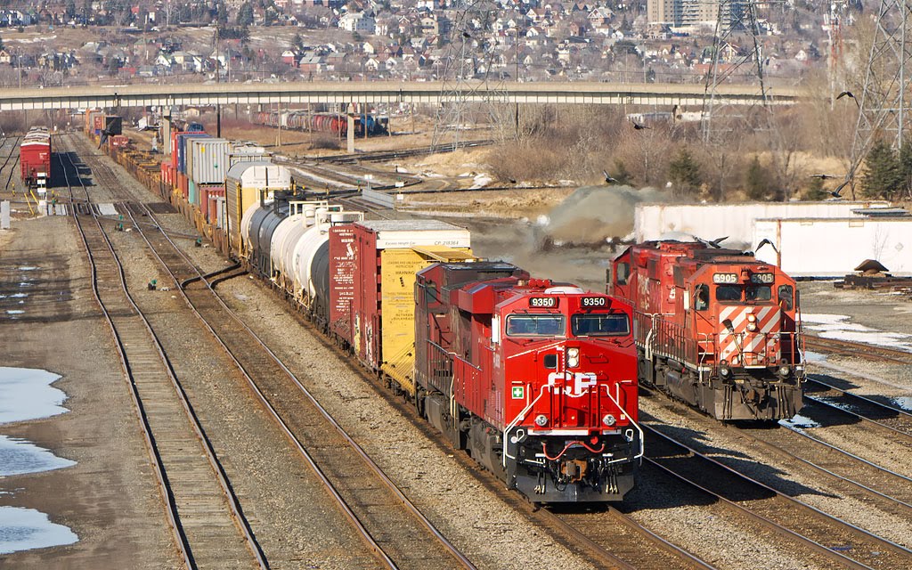 CP train 119 at Thunder Bay, Ontario.