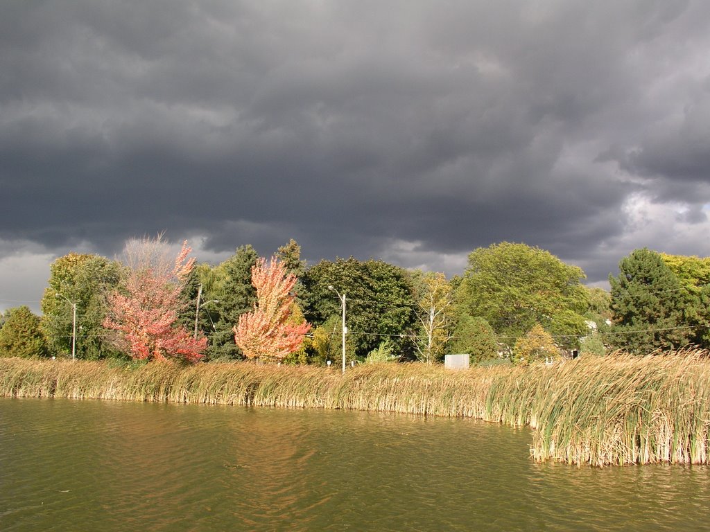 Oakbank Pond in Fall