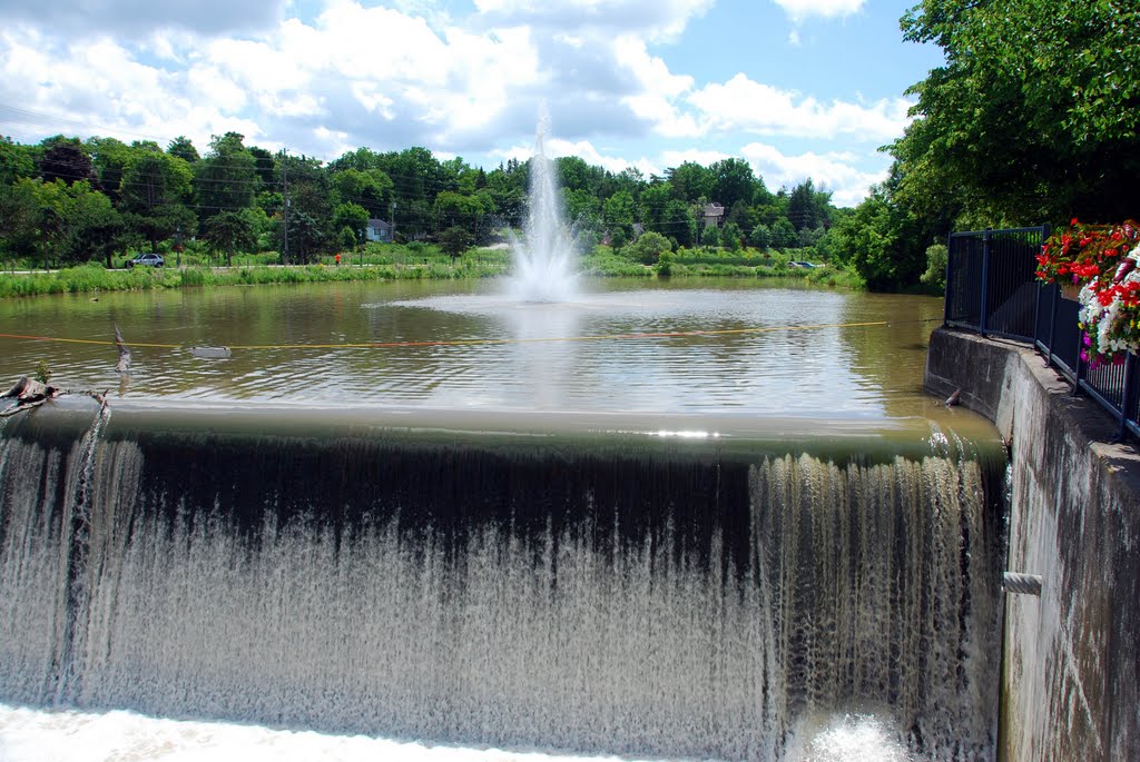A nice park and water feature