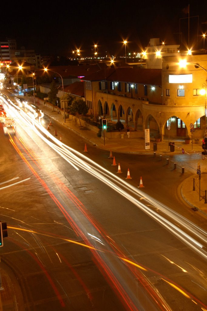 Light tracks, Larnaca