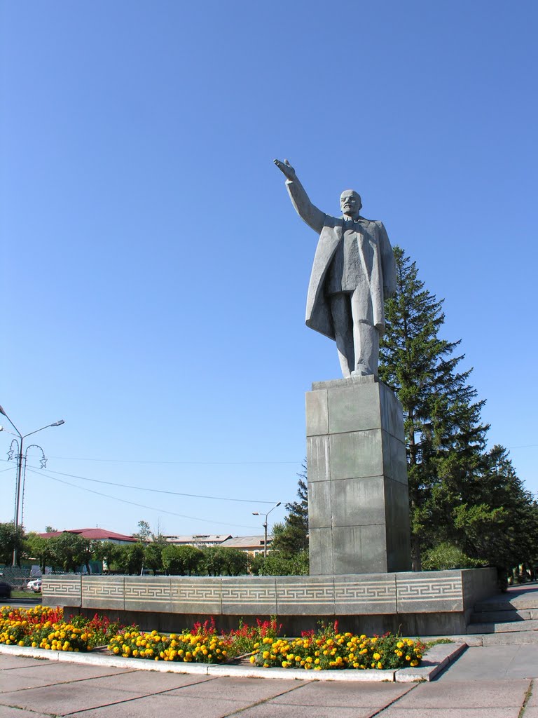 Monument to Lenin on Arata square