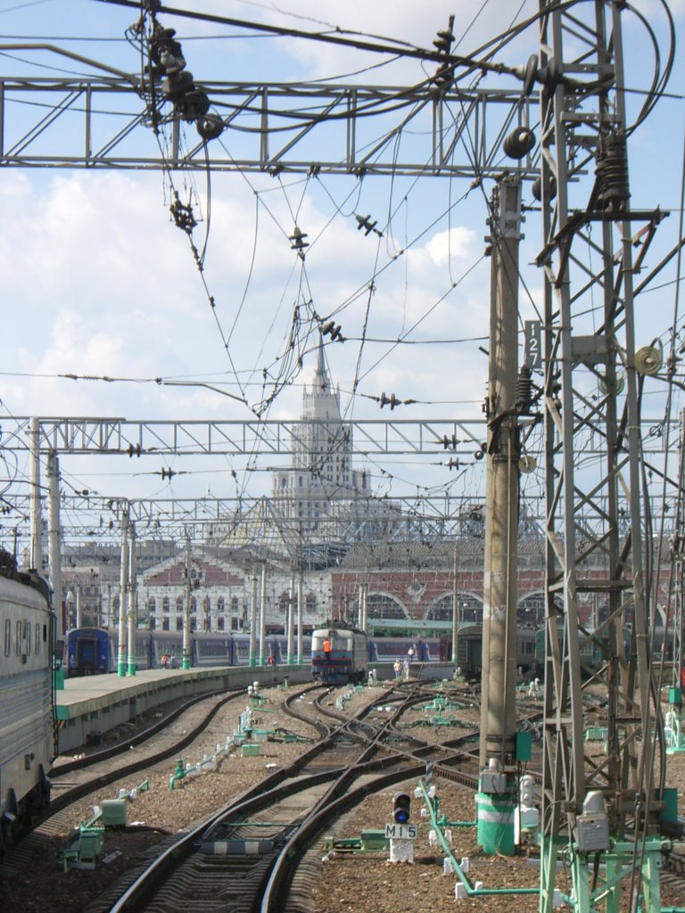 Entering Kasansky trainstation