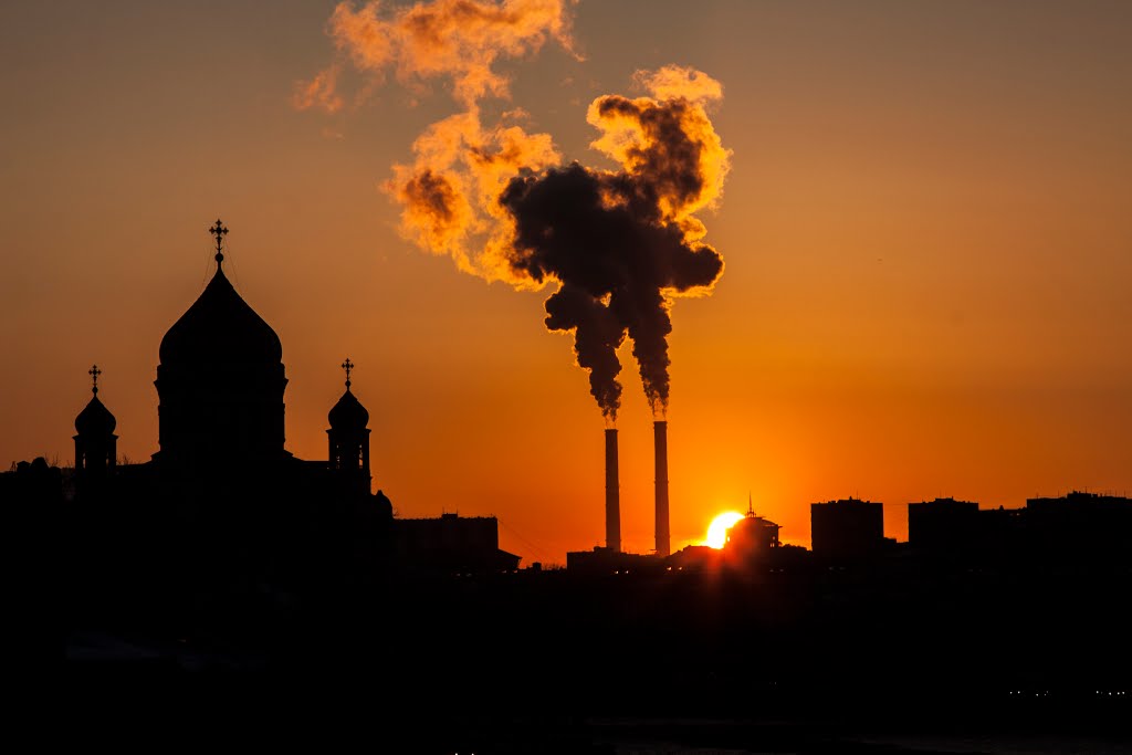 Sunset, Moscow, Russia