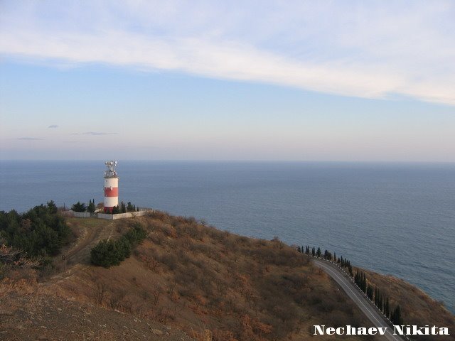 Маяк в Рыбачьем - Lighthouse in Rybachye