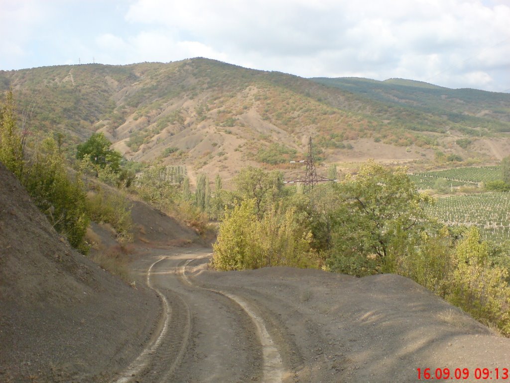 2009.09.16 | Рыбачье, горная дорога