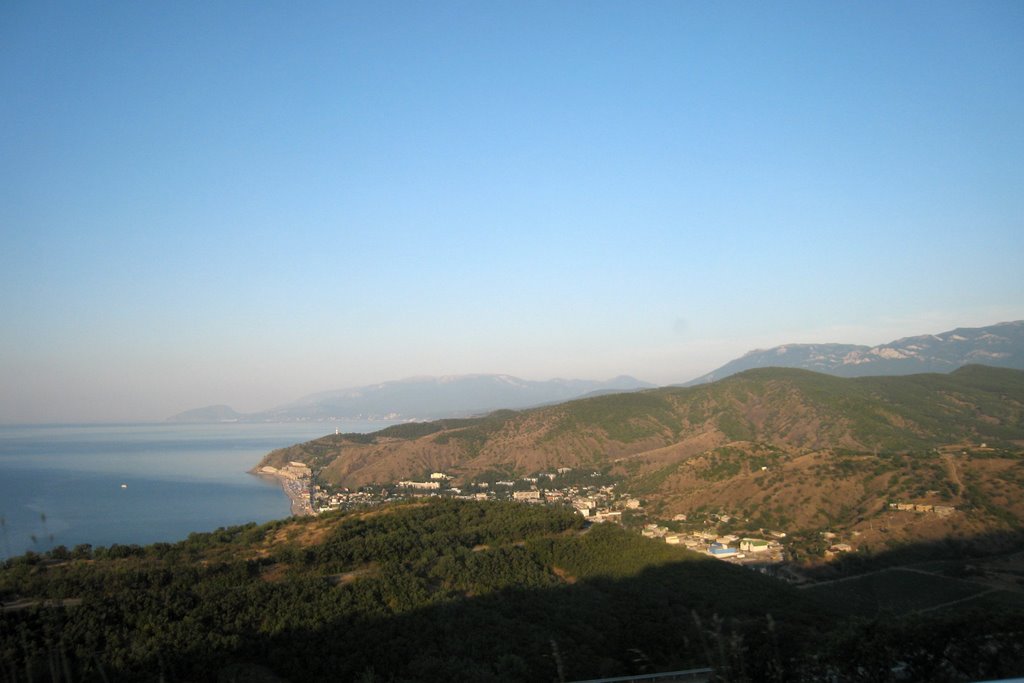 Дорога Р-29 Алушта-Судак. Alushta-Sudak road P-29.