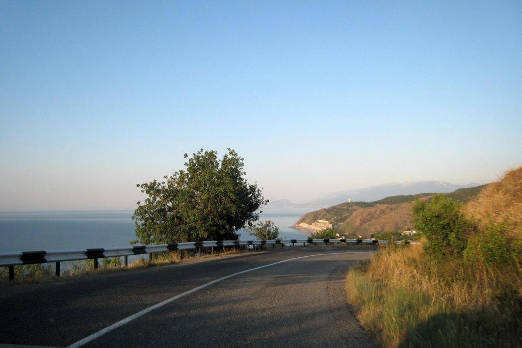 Дорога Р-29 Алушта-Судак. Alushta-Sudak road P-29.