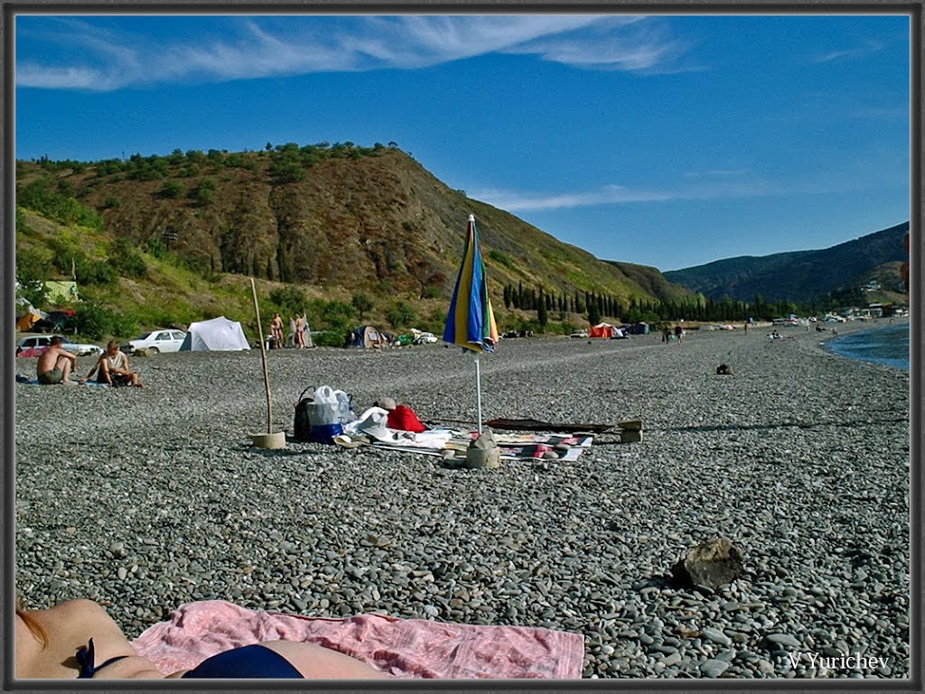 Пляж в Рыбачьем