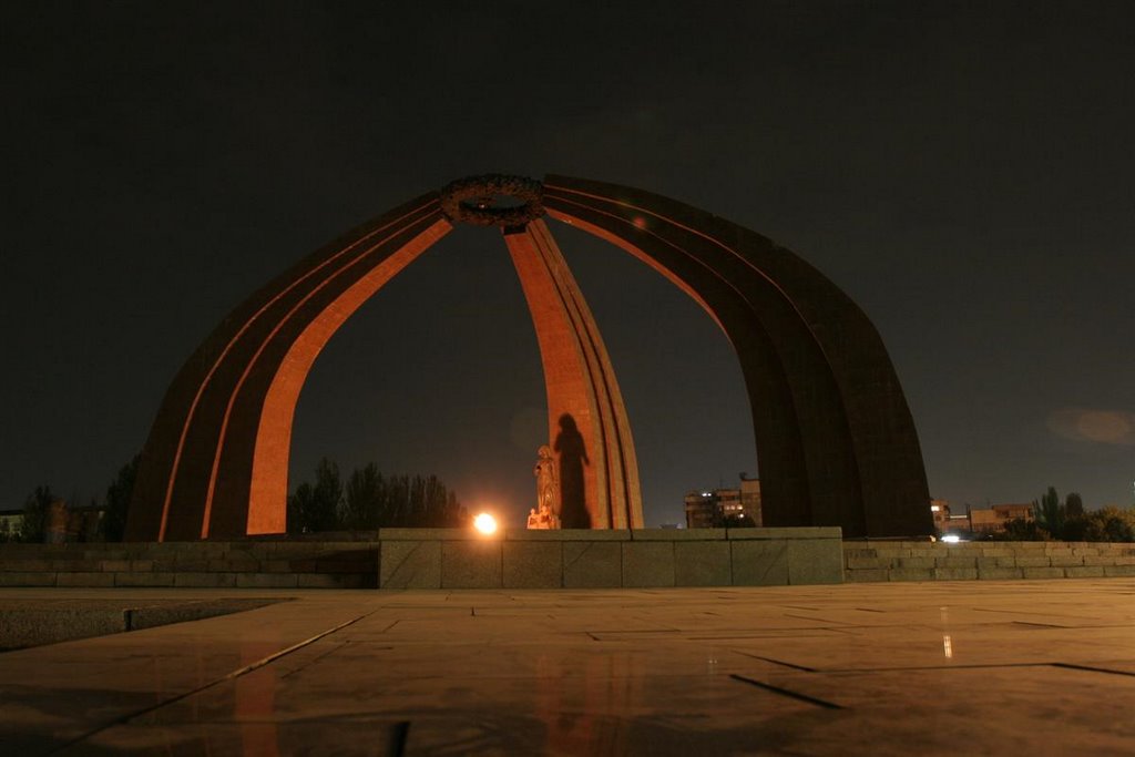 Pobeda war memorial, Bishkek, Kyrgyzstan