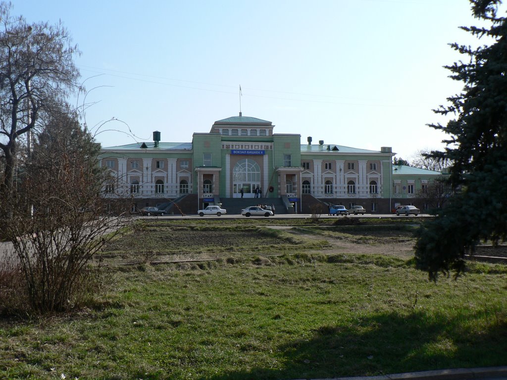 The Railwaystation in  Bishkek