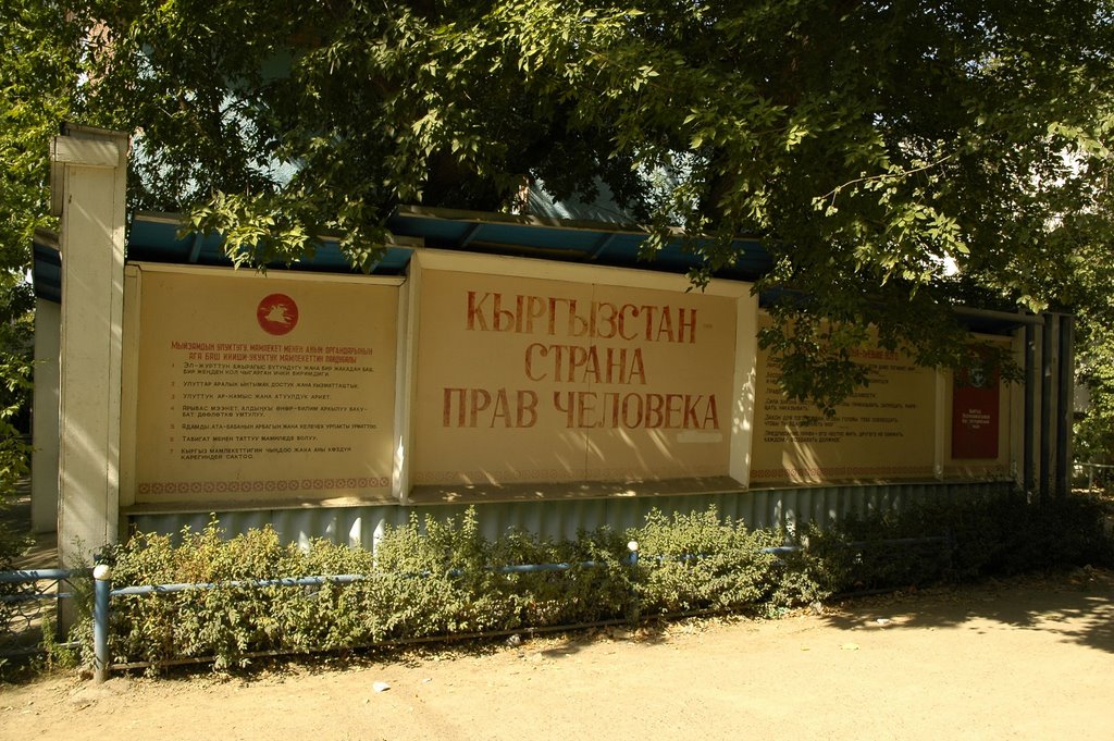 Osh, political poster