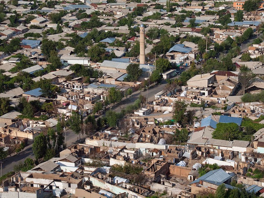 Osh after riots in 2010