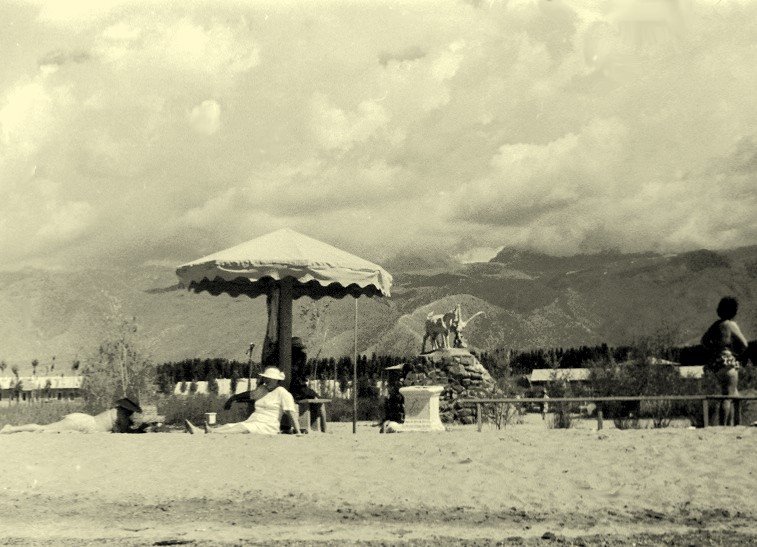 Issyk-Kul Cholpon-Ata plage 1963