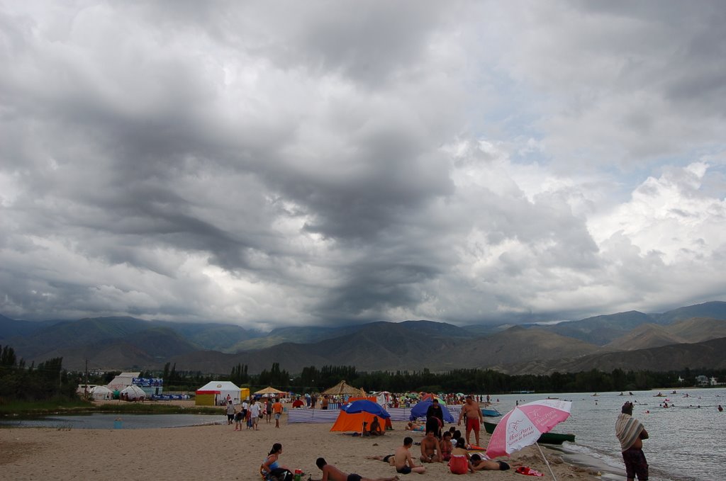 Beach of Cholpon-Ata